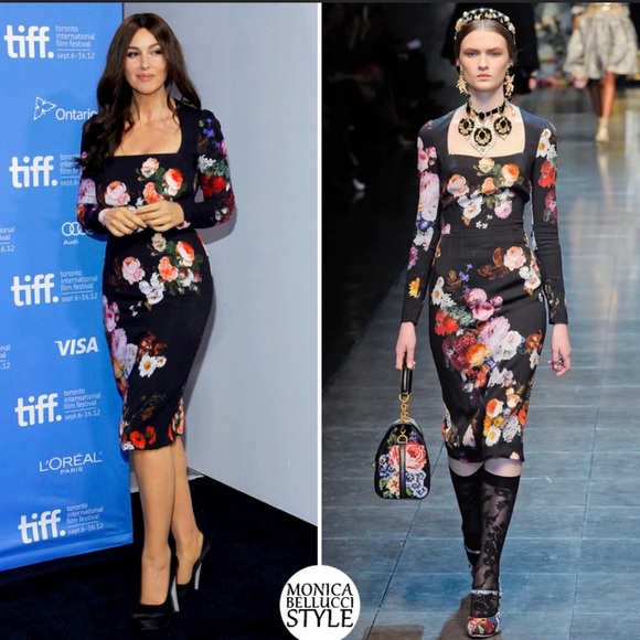 Fall 2012 🌹 Dolce & Gabbana Baroque Art Black Floral Sheath Dress Size IT38 XS - Picture 2 of 13